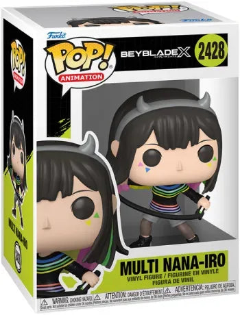 🌈⚙️ Funko Pop! Animation N°2428 – Multi Nana-iro (Multi Nanairo) – Beyblade X ⚙️🌈