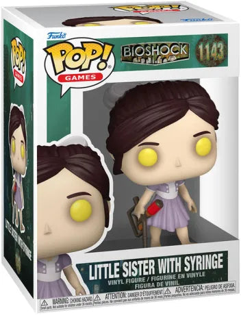 💉👁️ Funko Pop! Games N°1143 – Little Sister with Syringe (Petite Sœur avec seringue) – BioShock 👁️💉