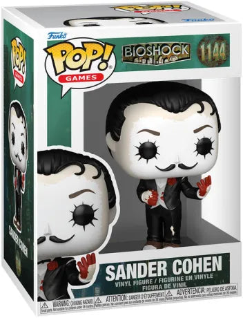 🎭🔪 Funko Pop! Games N°1144 – Sander Cohen – BioShock 🔪🎭