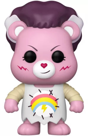 🧟‍♀️🌈 Funko Pop! N°1626 – Cheer Bear as Bride of Frankenstein (Grosfarceur en Fiancée de Frankenstein) – Care Bears x Universal Monsters (Les Bisounours x Universal Monsters) 🌈🧟‍♀️