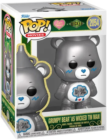 🌧️🪓 Funko Pop! Movies N°2054 – Grumpy Bear as Wicked Tin Man (Grognon en Homme de Fer) – Care Bears x Wicked (Bisounours x Wicked) 🪓🌧️
