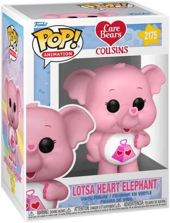 🐘💗 Funko Pop! Animation N°2175 – Lotsa Heart Elephant (Toucostaud l’Éléphant) – Care Bears Cousins ( Bisounours )  💗🐘