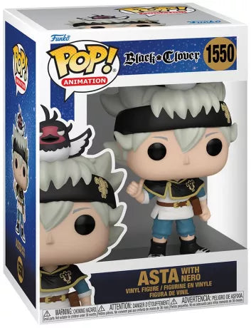 🗡️🖤 Funko Pop! Animation N°1550 – Asta with Nero (Asta avec Nero) – Black Clover 🖤🗡️