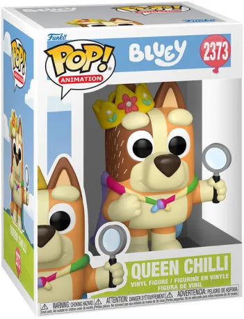 👑🐶 Funko Pop! N°2373 – Queen Chilli (Reine Chilli) – Bluey 🐶👑