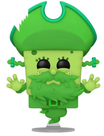Funko Pop! Movies Bob l’éponge – SpongeBob Flying Dutchman Glow in the Dark (N°1943). Figurine verte phosphorescente inspirée du film Search for SquarePants.