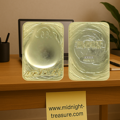 🃏✨ YU-GI-OH! – Carte Collector en Métal Plaqué Or 24K – Marshmallon (Édition Limitée 5 000 exemplaires) ✨🃏