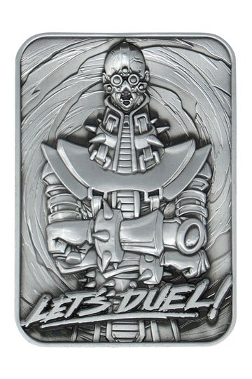 Carte Yu-Gi-Oh! – Jinzo – Réplique Métal 1:1 – Édition Limitée. Réplique premium en métal du célèbre monstre cybernétique Jinzo, format 7,5 x 5 cm. Une pièce de collection incontournable pour les fans de Yu-Gi-Oh!.