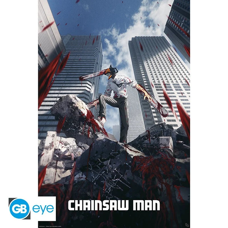 🪚🩸 Chainsaw Man – Key Visual – Poster 91,5 x 61 cm 🩸🪚