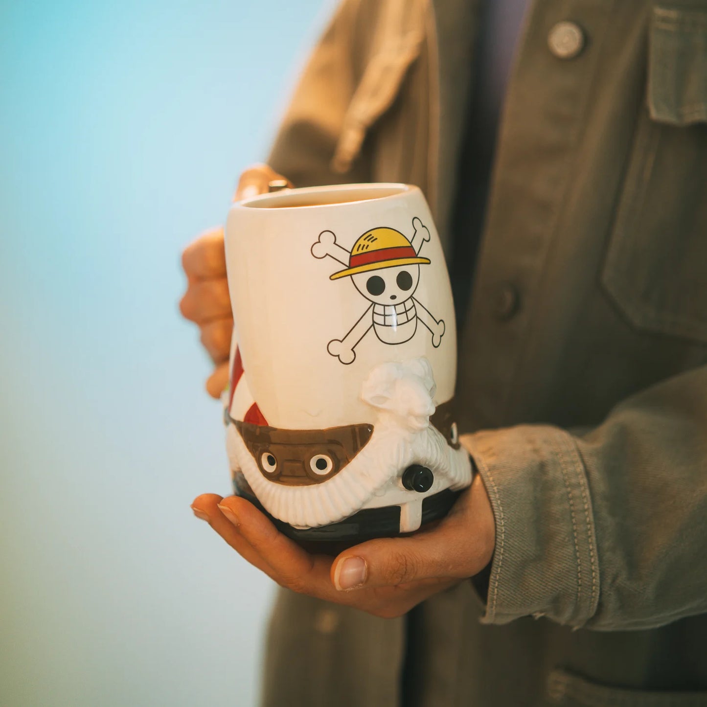 🏴‍☠️⚓ One Piece Netflix – Chope 3D Going Merry 750 ml ⚓🏴‍☠️