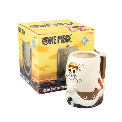 🏴‍☠️⚓ One Piece Netflix – Chope 3D Going Merry 750 ml ⚓🏴‍☠️