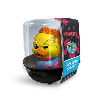 🔪🦆 Chucky – Mini TUBBZ Scarred Chucky – Figurine canard 5 cm – Numskull 🦆🔪
