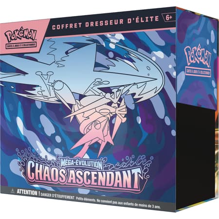 ⚡🩷 Coffret Dresseur d’Élite Pokémon – Méga-Évolution : Chaos Ascendant 🩷⚡