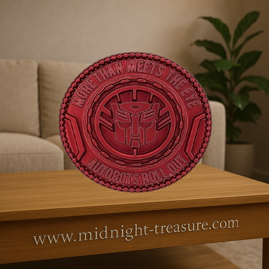 🔴🛡 Médaillon Collectible Transformers – 40e Anniversaire – Édition Autobot 🛡🔴