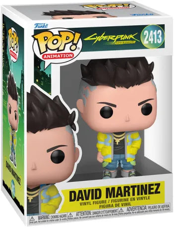 🌃⚡ Funko Pop! Animation N°2413 – David Martinez – Cyberpunk: Edgerunners ⚡🌃