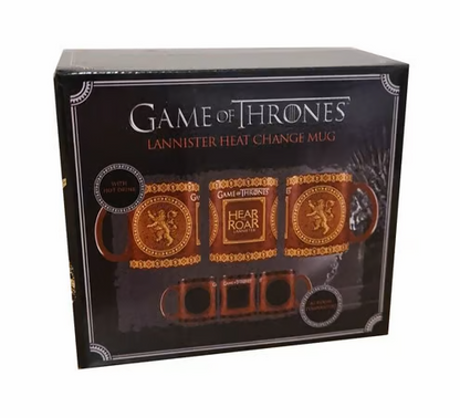 🟥 Mug thermoréactif – Maison Lannister – Game of Thrones 🦁🔥