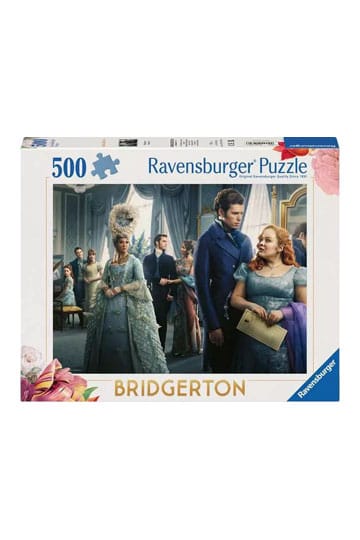 Puzzle Bridgerton – Bal de la Haute Société – 500 pièces – 49 x 36 cm – Ravensburger. Scène élégante inspirée de la série Netflix, avec costumes d’époque et décor raffiné. Un puzzle collector pour les fans de Bridgerton.