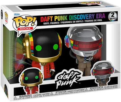 🎧🤖 Funko Pop! Rocks – Daft Punk Discovery Era – Pack 2 Figurines 🤖🎧