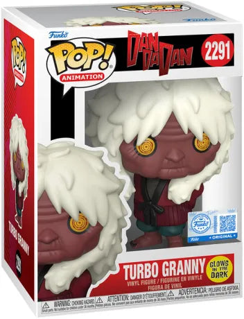 👵🌀 Funko Pop! Animation N°2291 – Turbo Granny (Mamie Turbo) [Glow in the Dark] – Dan Da Dan 🌀👵