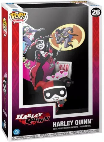 🃏❤️ Funko Pop! Comic Covers N°26 – Harley Quinn – The Batman Adventures: Mad Love (Amour Fou) – DC Comics ❤️🃏