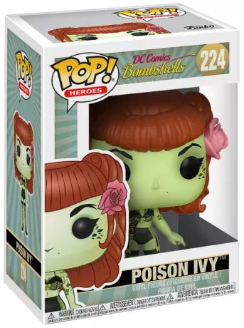 🌿🌹 Funko Pop! Heroes N°224 – Poison Ivy – DC Comics Bombshells 🌹🌿  PRODUIT RESCAPÉ