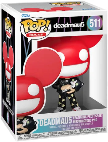 🐭🎧 Funko Pop! Rocks N°511 – deadmau5 featuring Professor Meowingtons PhD (deadmau5 avec Professor Meowingtons PhD) 🎧🐱