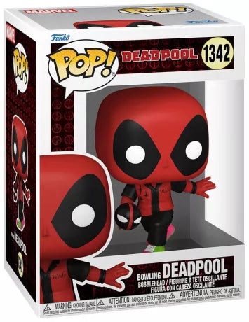 🎳🔴 Funko Pop! N°1342 – Bowling Deadpool (Deadpool au bowling) – Marvel 🔴🎳