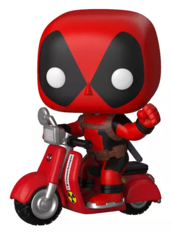 🛵🔴 Funko Pop! Rides N°48 – Deadpool on Scooter (Deadpool en scooter) – Marvel 🔴🛵