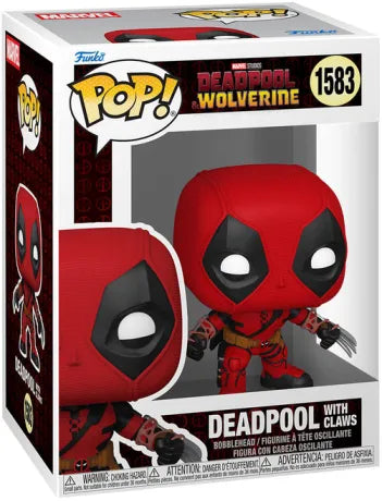 🔪❤️ Funko Pop! Marvel N°1583 – Deadpool with Claws ( avec griffes ) – Deadpool & Wolverine ❤️🔪