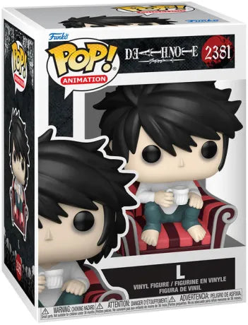 🖤☕ Funko Pop! Animation N°2381 – L – Death Note ☕🖤