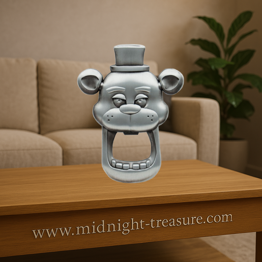 Décapsuleur Freddy Fazbear – Five Nights at Freddy’s – Édition limitée. Design en métal avec dos magnétique. Produit officiel, taille 95 x 73 mm.