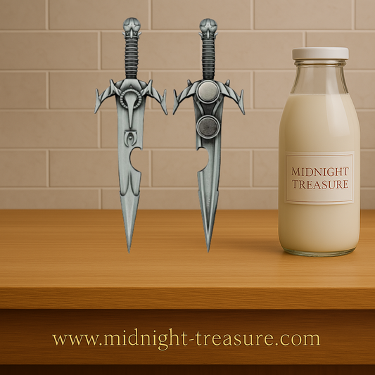 Décapsuleur Rasoir de Mehrunès The Elder Scrolls IV Oblivion. Réplique officielle en métal avec finition nickel antique, dos magnétique et design inspiré de l’arme mythique du jeu.