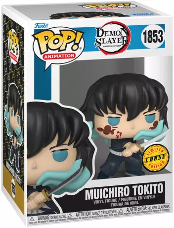 🌫️⚔️ Funko Pop! N°1853 – Muichiro Tokito (Chase – Version ensanglantée) – Demon Slayer (Kimetsu no Yaiba) ⚔️🌫️