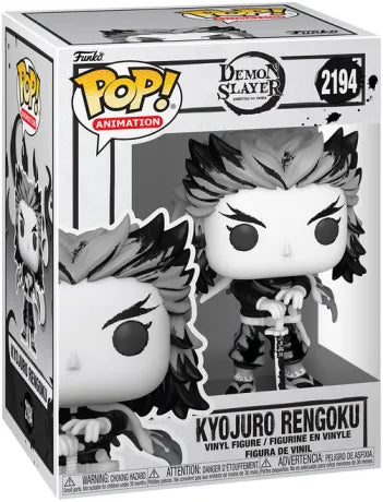 🔥🖌️ Funko Pop! Animation N°2194 – Kyojuro Rengoku – Sumi-Ink (Encre Japonaise) – Demon Slayer 🖌️🔥