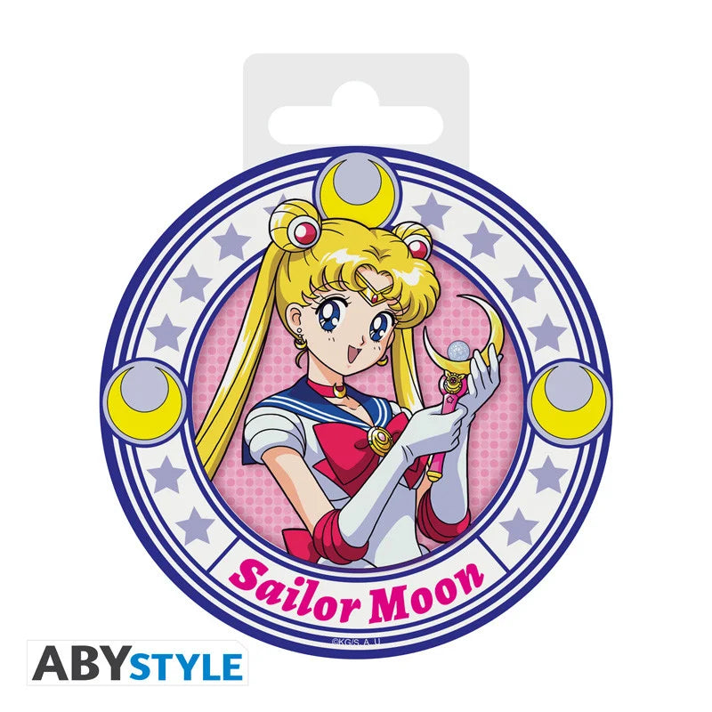 🌙✨ Sailor Moon – Sailor Moon – Dessous de verre en céramique 10 cm ✨🌙