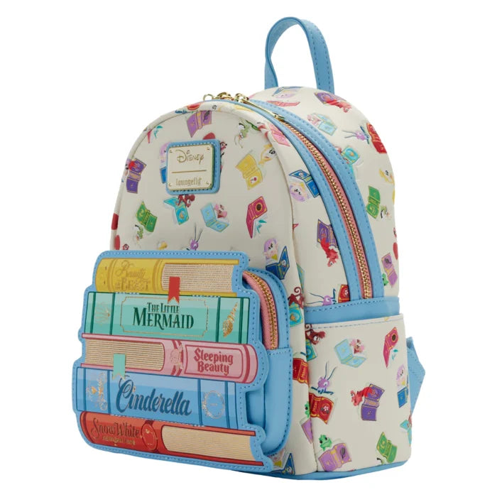 📚👑 Disney Princess – Princess Books – Mini sac à dos Loungefly – Livres classiques 👑📚