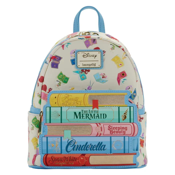 📚👑 Disney Princess – Princess Books – Mini sac à dos Loungefly – Livres classiques 👑📚
