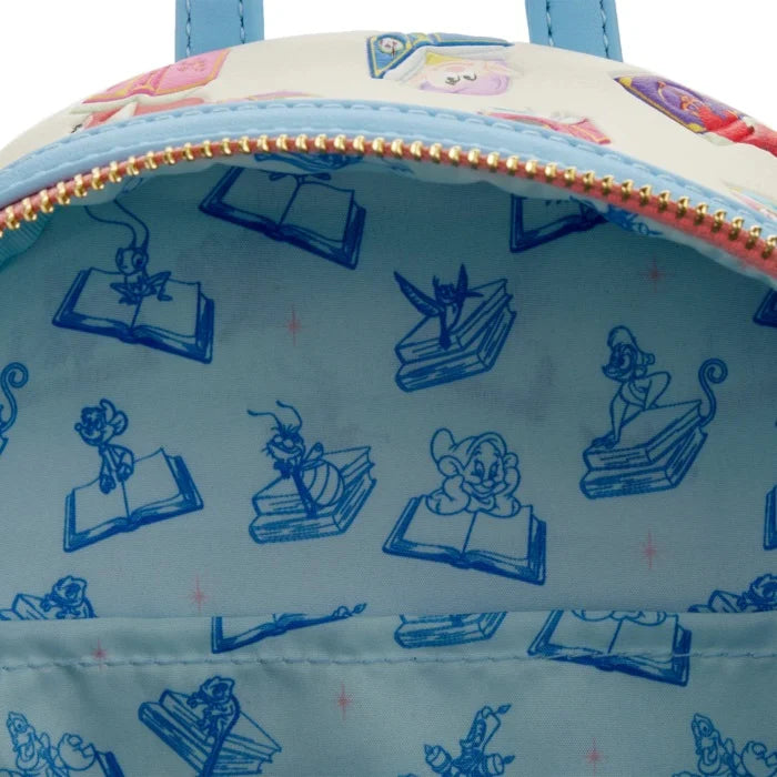 📚👑 Disney Princess – Princess Books – Mini sac à dos Loungefly – Livres classiques 👑📚