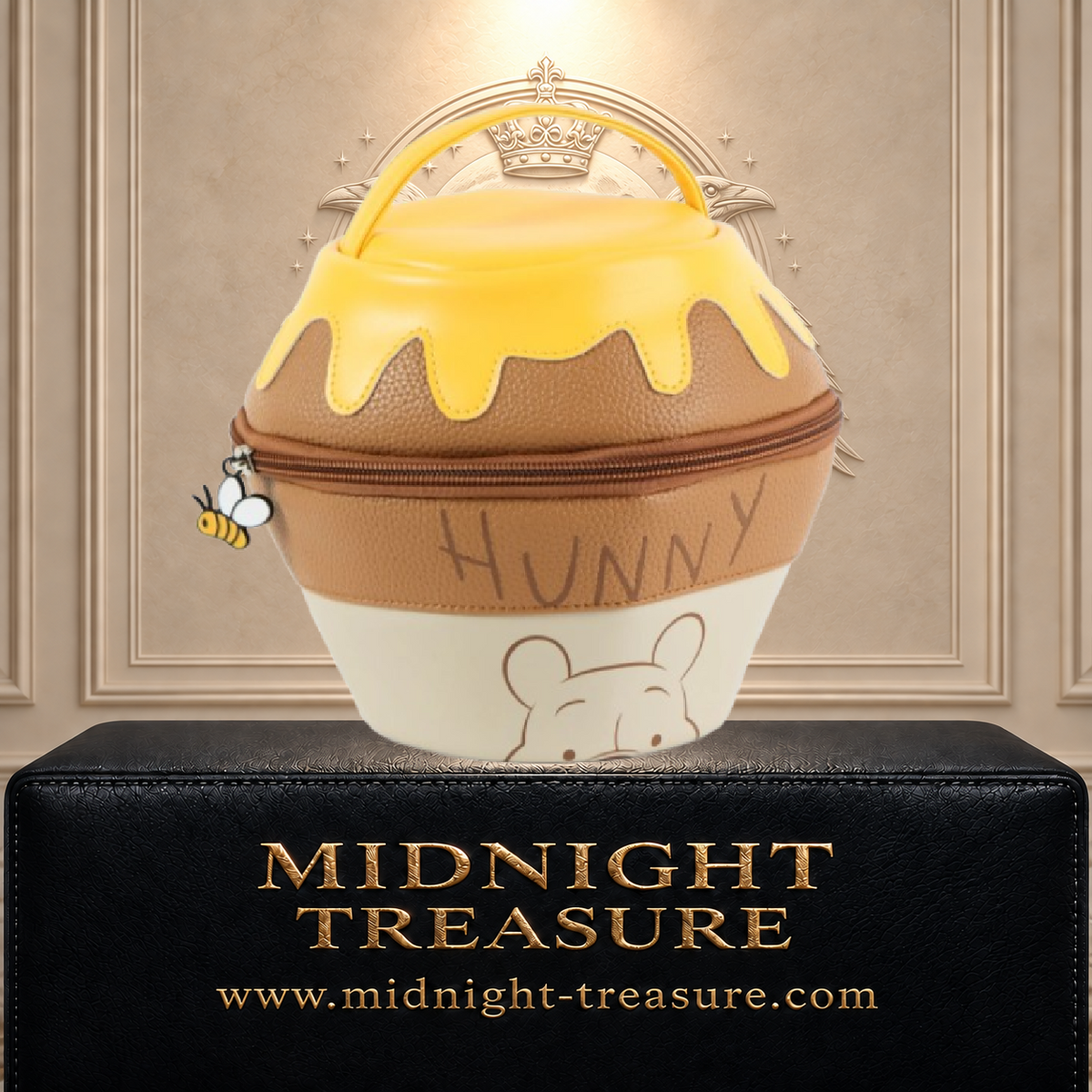 Trousse de toilette Disney Winnie l'Ourson en forme de pot HUNNY avec poignée