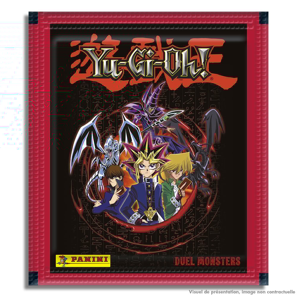 Display Yu-Gi-Oh! Panini – 36 pochettes stickers Duel Monsters. Coffret scellé avec illustrations de Yugi, Kaiba, Joey et leurs monstres légendaires. Un indispensable pour les fans de Yu-Gi-Oh! et les collectionneurs.

