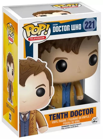 💙⏳ Funko Pop! Television N°221 – Tenth Doctor (Dixième Docteur) – Doctor Who ⏳💙