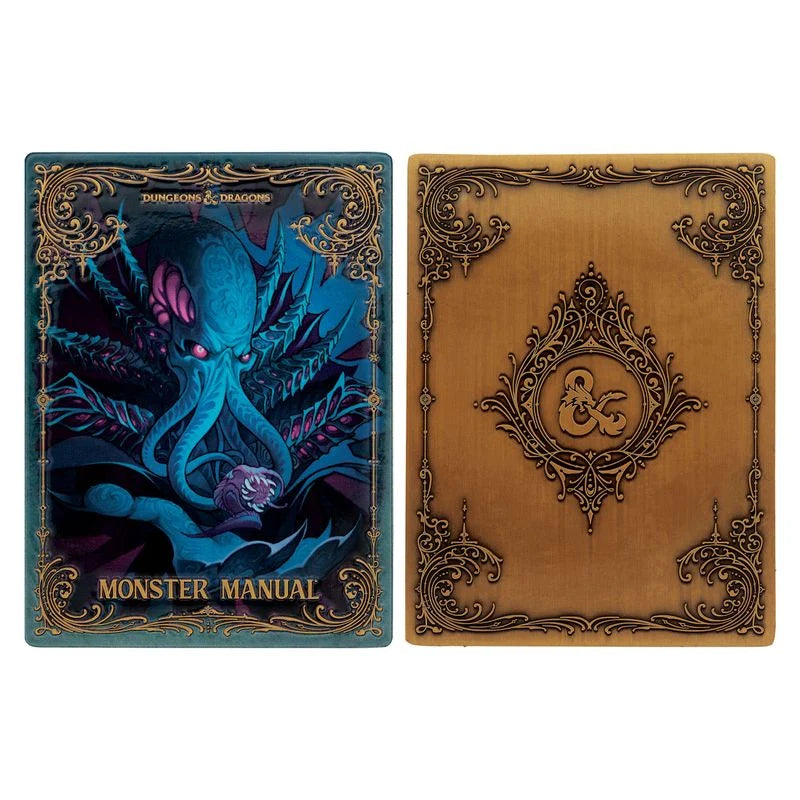 🐙🎲 Donjons & Dragons – Monster Manual – Lingot de collection – Édition limitée à 5 000 exemplaires 🎲🐙