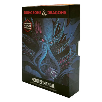 🐙🎲 Donjons & Dragons – Monster Manual – Lingot de collection – Édition limitée à 5 000 exemplaires 🎲🐙