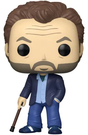 Funko Pop! House M.D. – Dr. Gregory House (N°1842). Figurine du Dr. House avec canne, tenue classique et expression sceptique iconique.