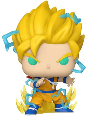 🐉⚡ Funko Pop! Animation N°2305 – Super Saiyan 2 Son Goku (Mini) (Super Saiyan 2 Son Goku (Petit)) – Glow in the Dark Chase – Dragon Ball DAIMA ⚡🐉