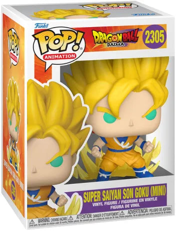 🐉⚡ Funko Pop! Animation N°2305 – Super Saiyan Son Goku (Mini) (Super Saiyan Son Goku (Petit)) – Dragon Ball DAIMA ⚡🐉