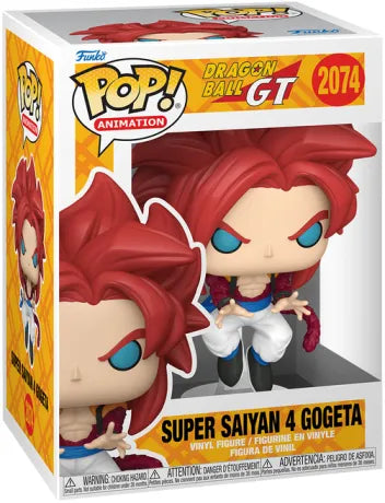 Lot Funko Pop! Dragon Ball GT – Super Saiyan 4 Gogeta (N°2074) Standard + Chase Edition. Les deux versions exclusives de Gogeta SSJ4 réunies, avec pose dynamique et effet d’énergie. Un must-have pour les collectionneurs Dragon Ball.