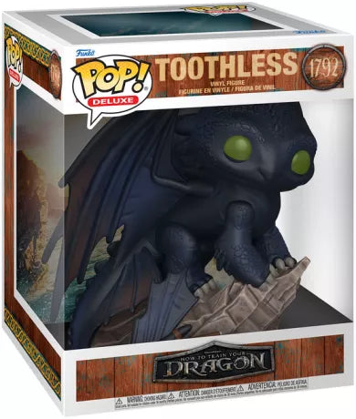 🐉🖤 Funko Pop! Deluxe N°1792 – Toothless (Krokmou) – Dragons (How to Train Your Dragon) – Live Action 🖤🐉