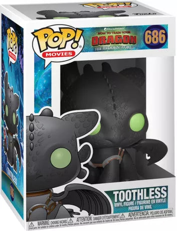 🐉💚 Funko Pop! Movies N°686 – Toothless (Krokmou) – How to Train Your Dragon (Dragons) 💚🐉