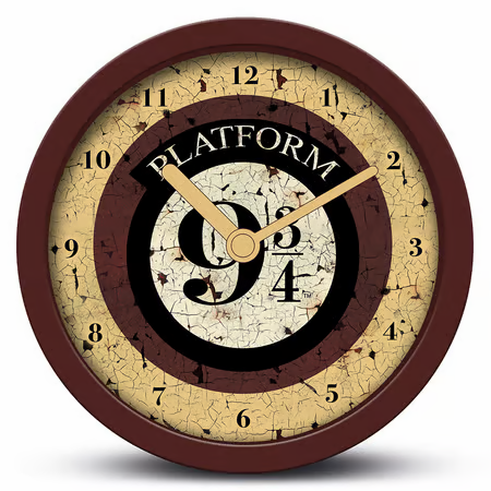 🕰️ Horloge de Bureau – Voie 9 ¾ – Harry Potter ⚡