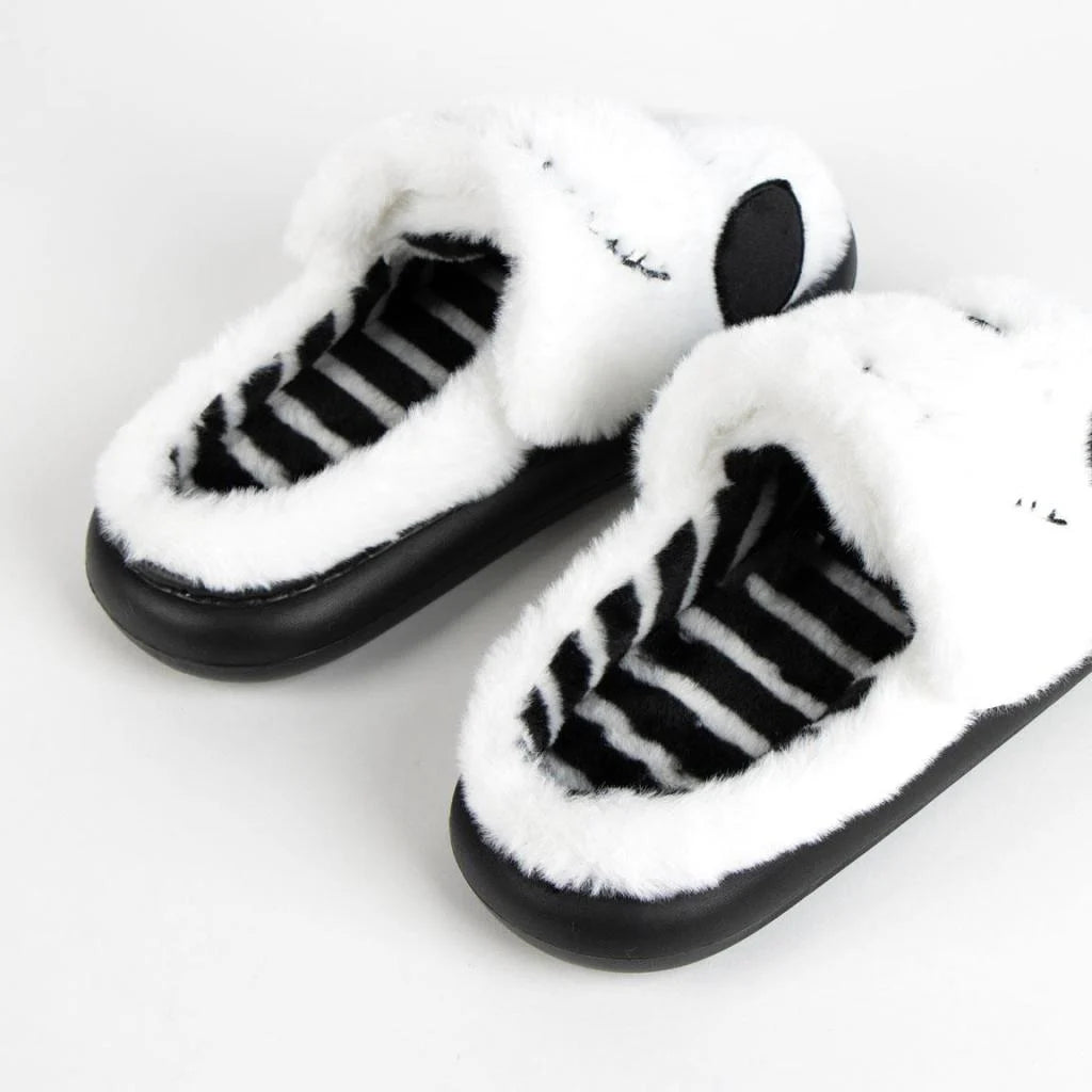 💀🎄 L’Étrange Noël de monsieur Jack – Jack Skellington – Pantoufles peluche – Taille 42/43 🎄💀